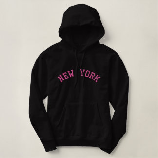 New York Hoodie Bestickter Hoodie