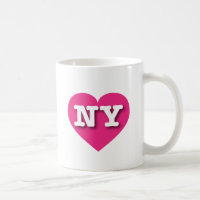 New York Hot Pink Heart - I Liebe NY