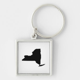 New York in Schwarz-Weiß Schlüsselanhänger