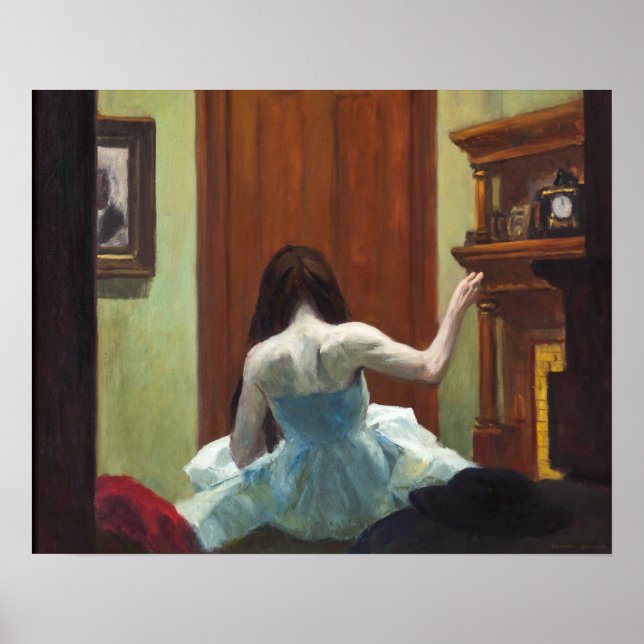 New York Interior | Edward Hopper | Poster (Vorne)