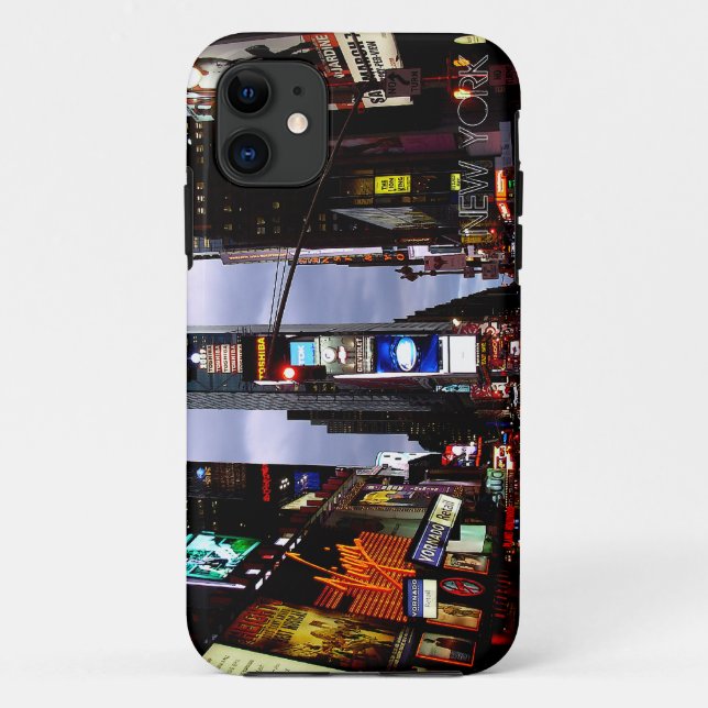 New York iPhone 5 Coque Times Carré Souvenirs (Dos)