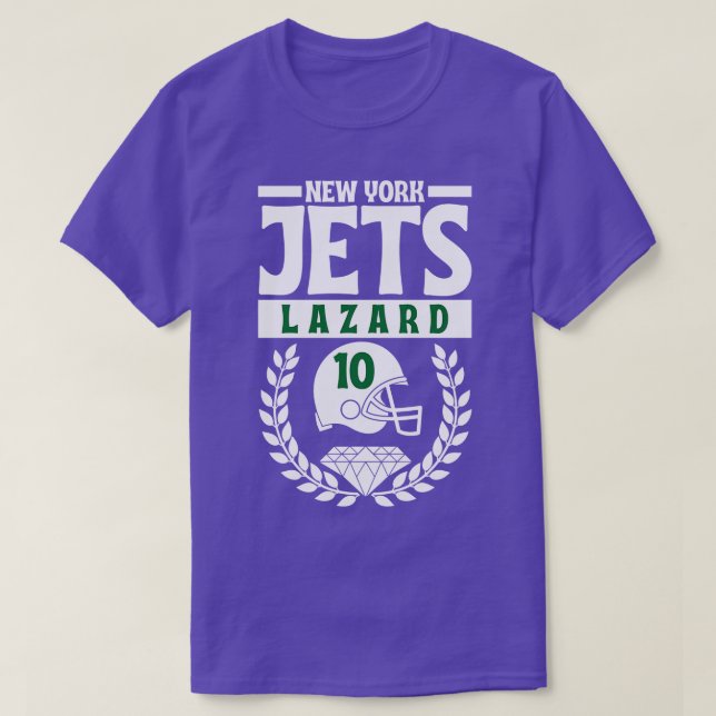 New York Jets Allen Lazard 10 Helmet American T-Shirt (Design vorne)