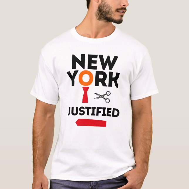 New York Justified, Guilty Convicys T-Shirt (Vorderseite)