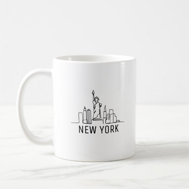 New York Kaffeetasse (Links)