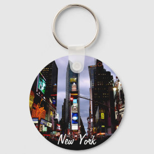 New York Key Chain Times Square City Lights Gesche Schlüsselanhänger