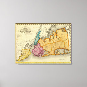 New York, Königinnen, Könige, Richmond-Landkreis Leinwanddruck