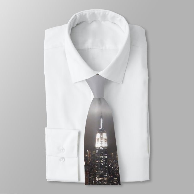 New York Krawatte Empire State NYC Neckties Custom (Gebunden)
