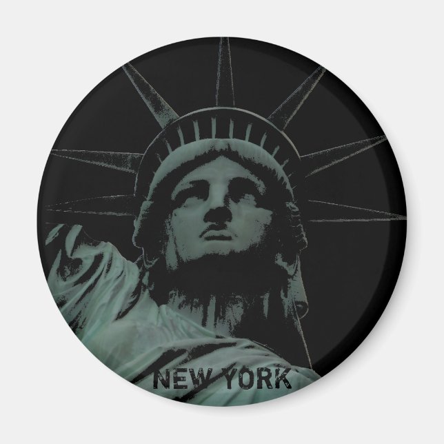 New York Kühlschrankmagnet NY Souvenir Magnet (Vorne)