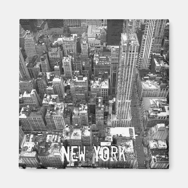 New York Kühlschrankmagnet NY Souvenir Magnet (Vorne)