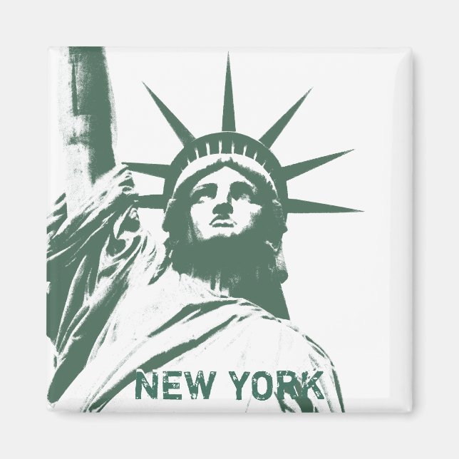New York Kühlschrankmagnet NY Souvenir Magnet (Vorne)