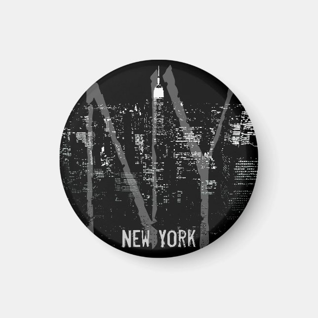 New York Kühlschrankmagnet NY Souvenir Magnet (Vorne)