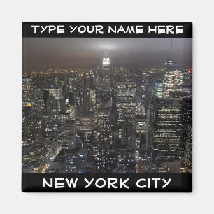 New York Kühlschrankmagnet Personalisiert NYC Magn
