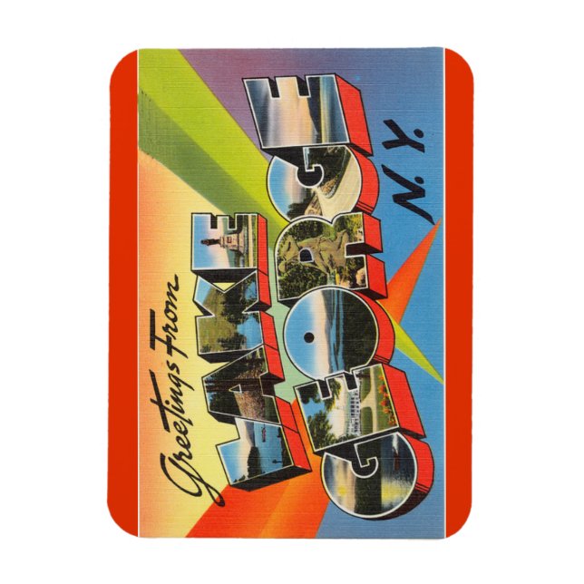 New York, Lake George Magnet (Vertikal)