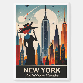 New York: Land of endless Posabilities Magnet