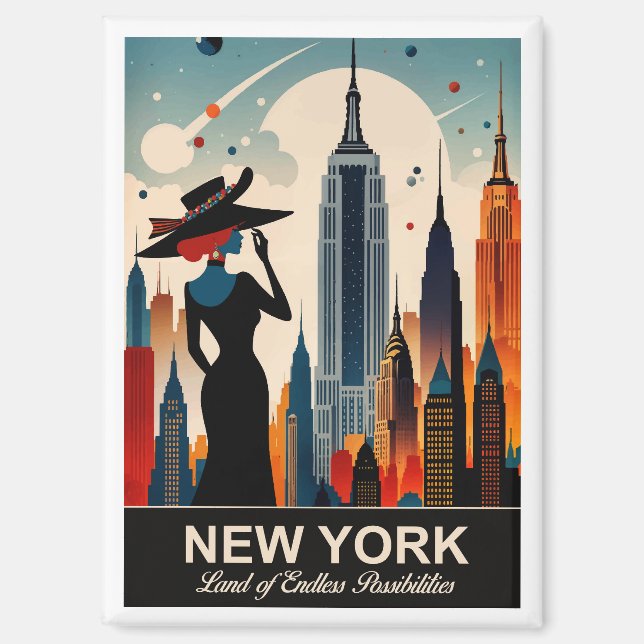 New York: Land of endless Posabilities Magnet (Vorderseite)