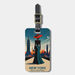 New York: Land of Natural Wonders - Gepäckmarke Gepäckanhänger