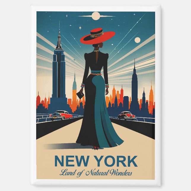 New York: Land of Natural Wonders Magnet (Vorderseite)