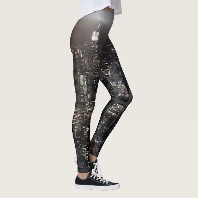 New York Leggings NYC Skyline Stretchy Pants (Rechts)