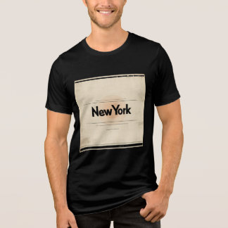 New York Limited Edition Inspiriert durch Poster d Tri-Blend Shirt