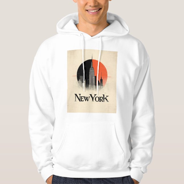 New York Limited Edition - Style Graphic der 60er  Hoodie (Vorderseite)