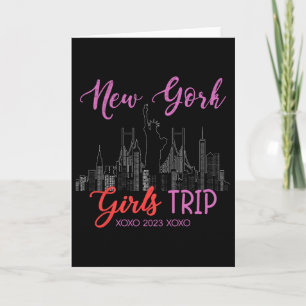 New York Mädchenreise 2023 NYC Urlaub 2023 Damen  Karte