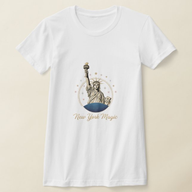 New York Magic T-Shirt - Elegant Statue of Liberty (Ablage )