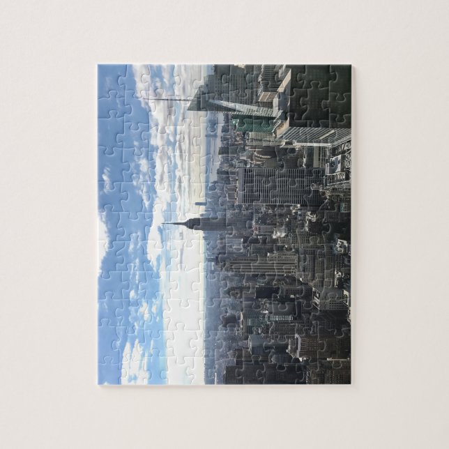 New York Manhattan Empire State Jigsaw Puzzle (Vertikal)