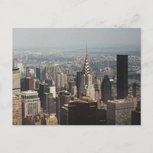 New York, Manhattan mit Chrysler-Gebäude Postkarte