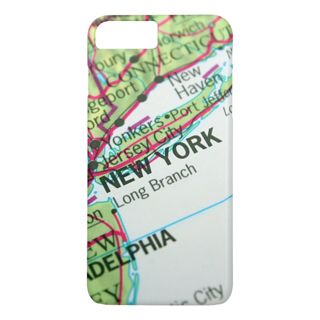 New York Map Case-Mate iPhone Hülle (Rückseite)
