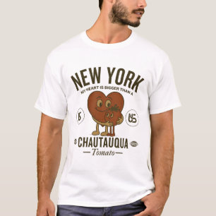 New York: Mein Herz ist größer als ein Chautauqua T-Shirt