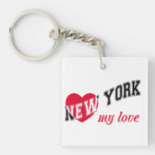 New York meine Liebe Schlüsselanhänger