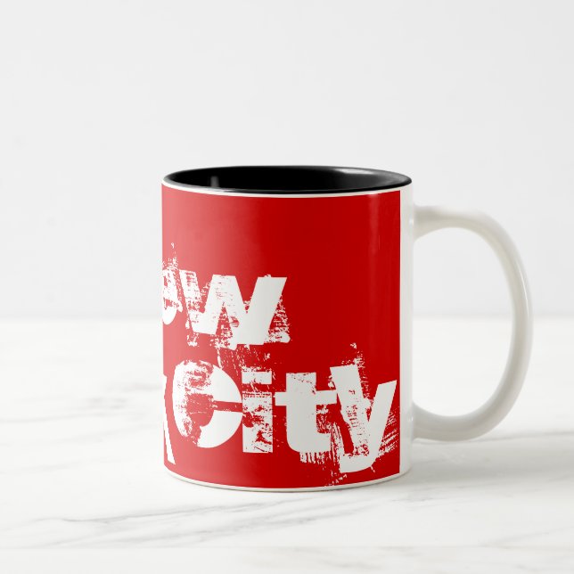 New York - Mug Rouge et Blanc Cool (Droit)