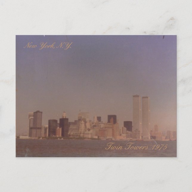 New York, N.Y. Postkarte (Vorderseite)