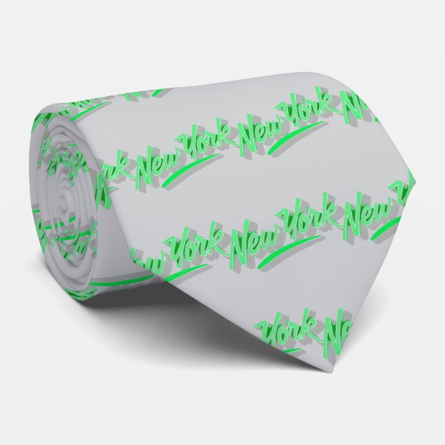 New York Neck Tie Krawatte (Gerollt)