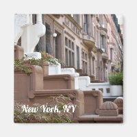 New York, New Upper West Side Brownstones Foto