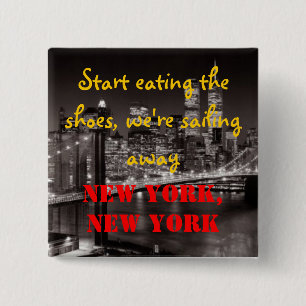 New York New York Button