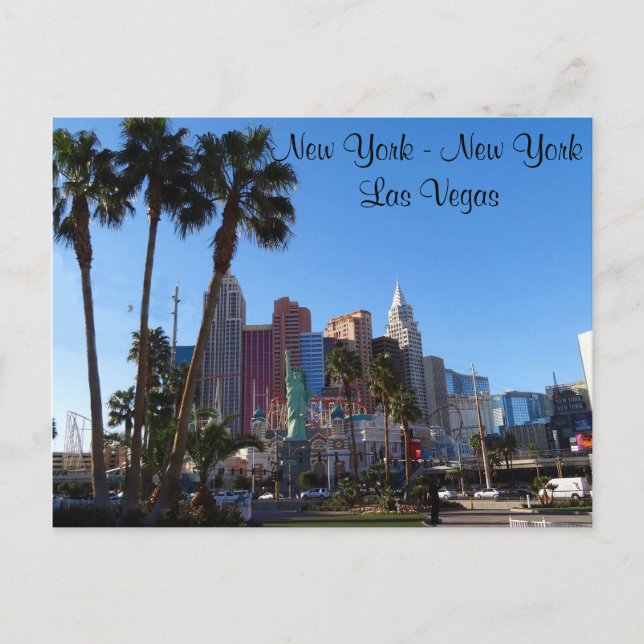 New York - New York Hotel #2 Postcard Postkarte (Vorderseite)