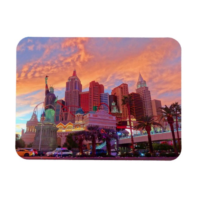 New York - New York Hotel #3 Magnet (Horizontal)