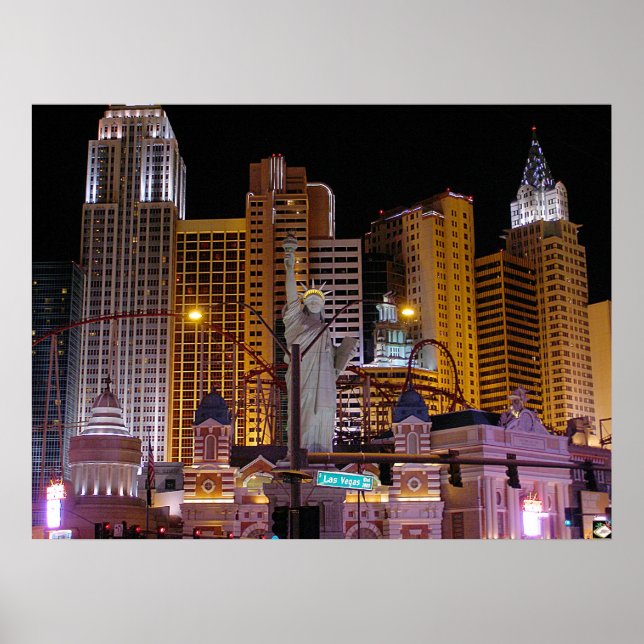 New York New York Las Vegas Foto Poster Print (Vorne)