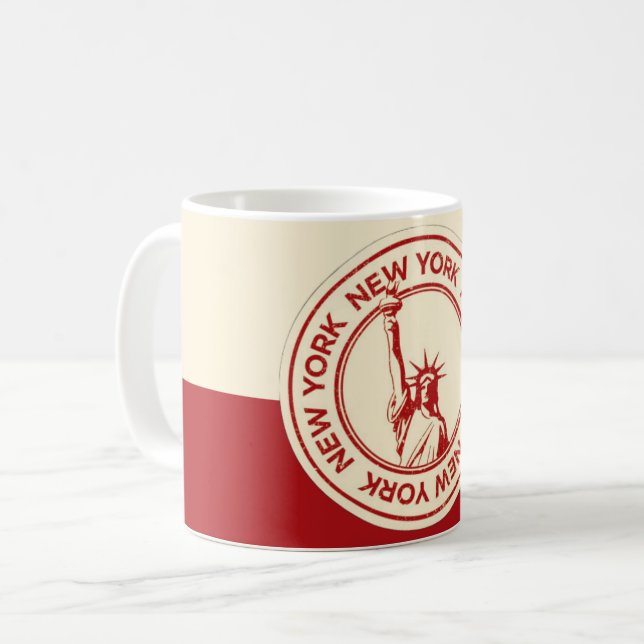 New York New York Mug Kaffeetasse (Vorderseite Links)