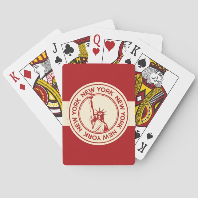 New York New York Playing Cards Spielkarten (Rückseite)