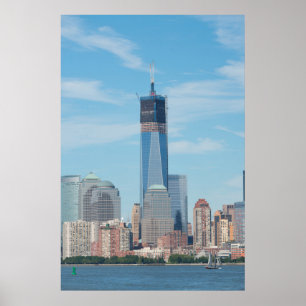 New York, New York. Skyline von Manhattan City Poster