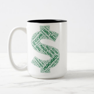 New York, New York Wall Street Zweifarbige Tasse