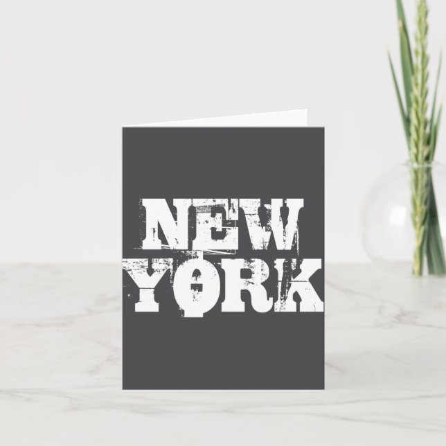 New York Nge _1  Karte (Vorderseite)