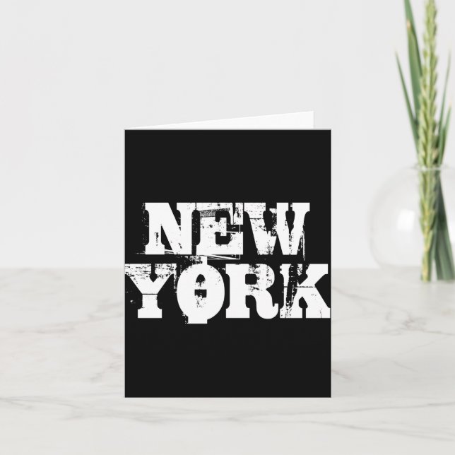 New York Nge  Karte (Vorderseite)