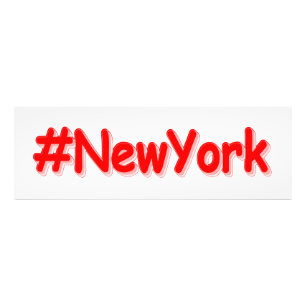 "#New York " Niedliches Design. Jetzt kaufen Fotodruck