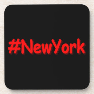 "#New York " Niedliches Design. Jetzt kaufen Getränkeuntersetzer