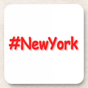 "#New York " Niedliches Design. Jetzt kaufen Getränkeuntersetzer