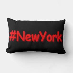 "#New York " Niedliches Design. Jetzt kaufen Lendenkissen