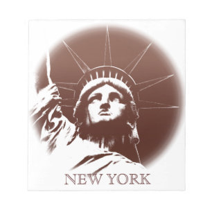 New York Notepad Custom Statue of Liberty Souvenir Notizblock